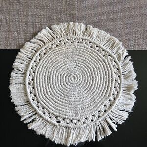 40 Boho Macrame Wedding Placemats
